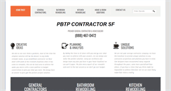 Desktop Screenshot of pbtpcontractorsf.com